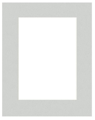 HNFD Passepartout Tortora 40 Größen grau (9x13 cm bis 50x70 cm)