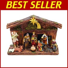 11 Piece Christmas Nativity Set