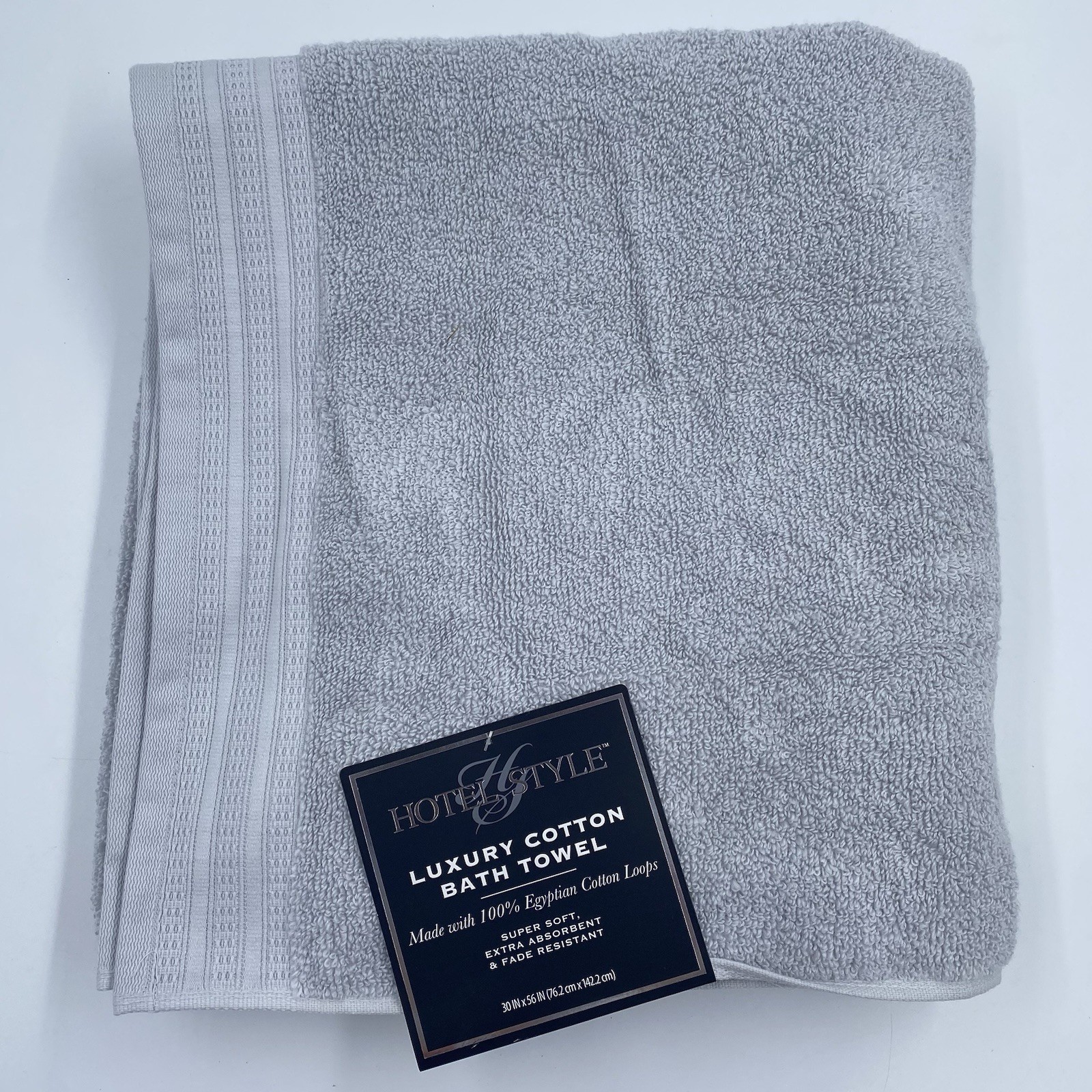 100% Egyptian Cotton Oeko-tex Certification Silver