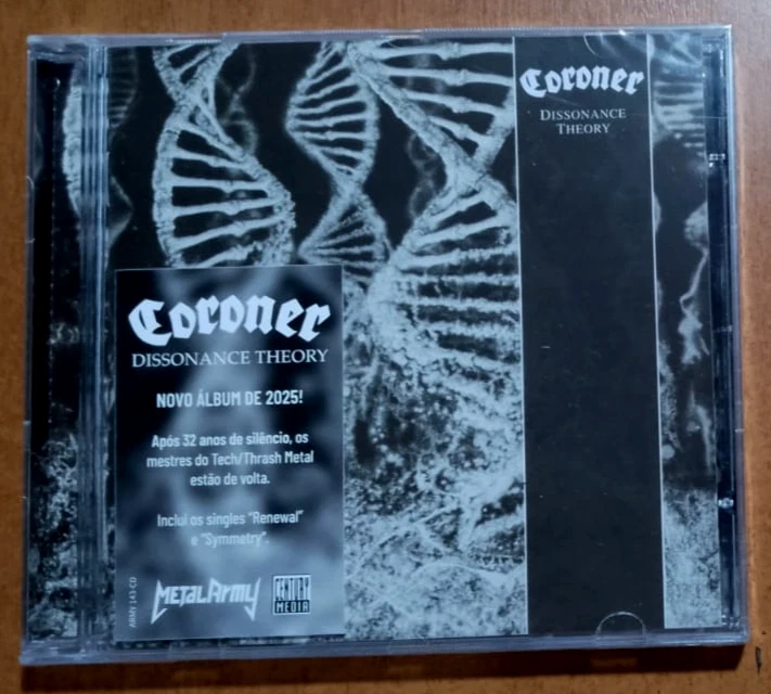 Coroner - Dissonance Theory Braz Edition RARE!