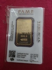 PAMP Lady Fortuna Gold Bar 1oz Minted 3576.70 per troy oz