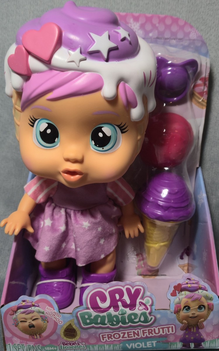 Cry Babies Frozen Frutti Violet Doll 10