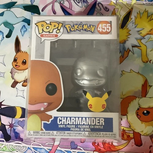 Funko Pop! Pokémon - Charmander (Silver) (25th Anniversary) #455