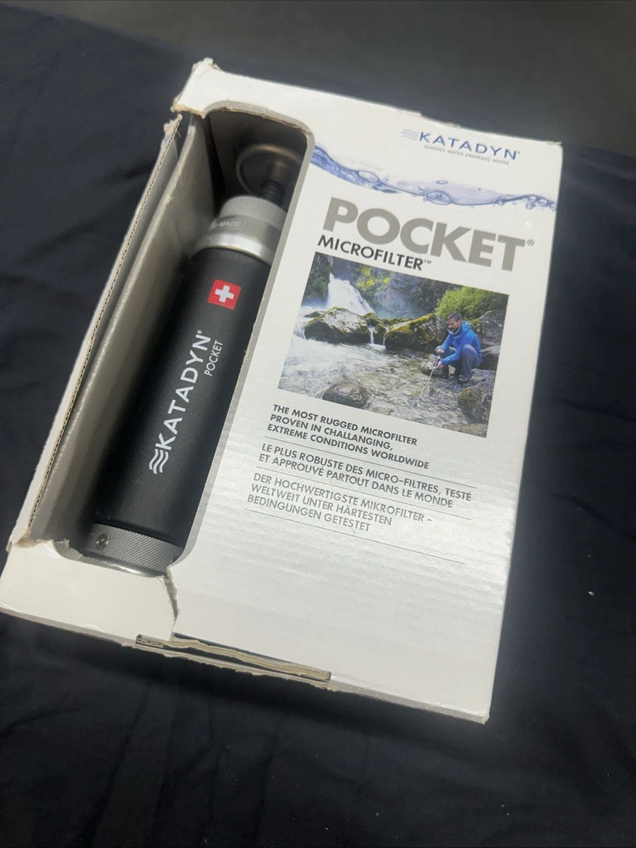Katadyn Pocket Wasserfilter - besonders stabil für extreme Bedingungen