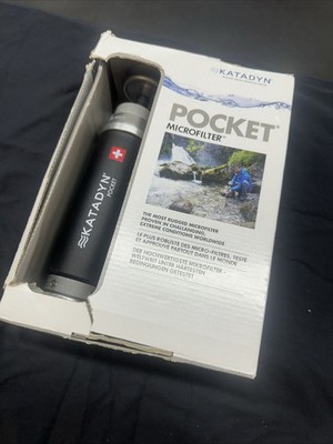 Katadyn Pocket Water Filter for Backpacking, Group Camping & Emergency Prepar...