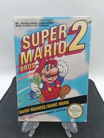 Super Mario Bros 2 Box Only Nintendo Nes Pal fah