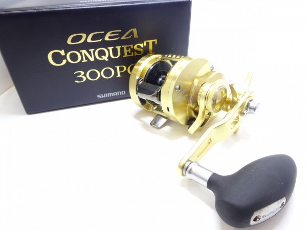 リール SHIMANO 22 OCEA CONQUEST 300PG Shimano 22 Ocea Conquest 300PG (right)