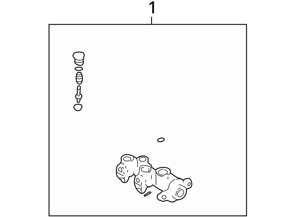 Chevrolet Pontiac Cavalier 1995-1999 cilindro Sunfire ASM BRK MAS 19209210 NUEVO Foto 3 de 3