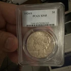 1924-S Peace Dollar - XF 45 - PCGS