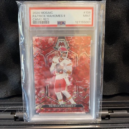 2024 Panini Mosaic Patrick Mahomes II Camo Red