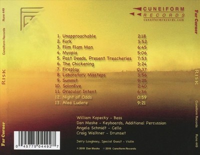 FAR CORNER - RISK NEW CD