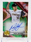 2024 Bowman’s Best Paul Skenes RC Best Of 2024 Green Refractor Auto /99