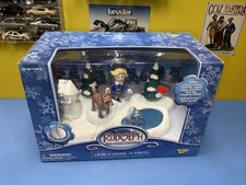 Rudolph The Red-Nosed Reindeer "We're A Couple of Misfits" Talking Play Set NEW
