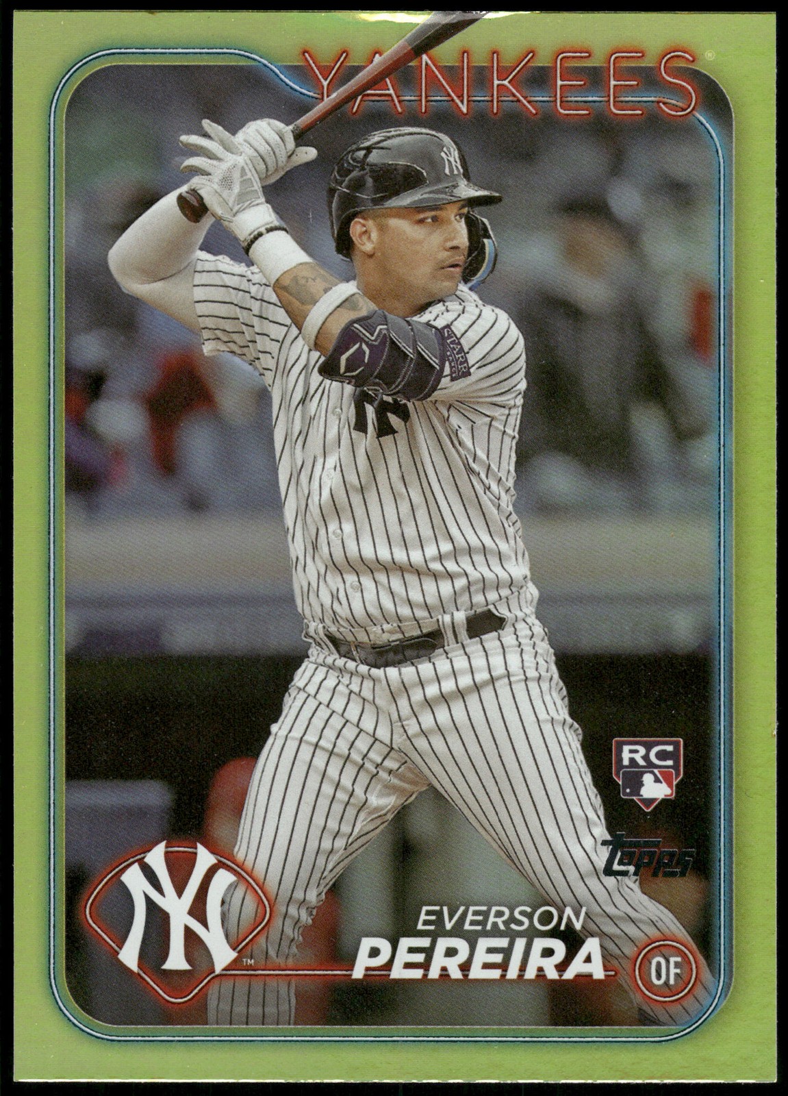 2024 Topps #461 Everson Pereira Gold Foil