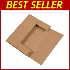 50-Pack Small Packing Boxes 12.125"x9.125"x1", Crush-Proof