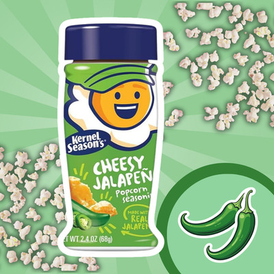Kernel Season s Cheesy Jalapeño Popcorn Seasoning   Würzpulver mit Käse &