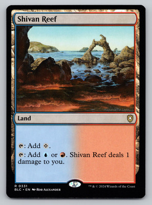 Shivan Reef LAND- Commander: Bloomburrow MTG