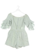 ZARA BASIC Tuta corta Donna Pantalone Taglia IT 44 cachi elegante