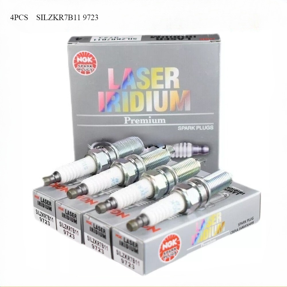 4x NGK SILZKR7B11 9723 Laser Iridium Spark Plugs For DODGE CHARGER 11-23 3.6L V6