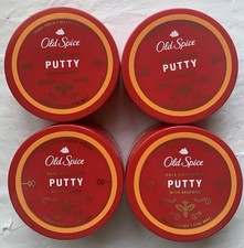 4 Pack Old Spice Putty With Beeswax High Hold Very Low Shine Hair Styling 2.22oz