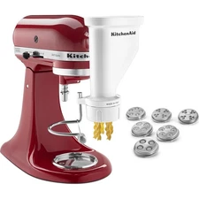 KitchenAid Gourmet Pasta Press Attachment with 6 Interchangeable Pasta Plates -