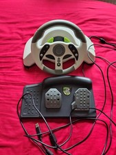Mad Catz MC2 Racing Steering Wheel & Pedals XBOX 360 Gaming Racing Microsoft