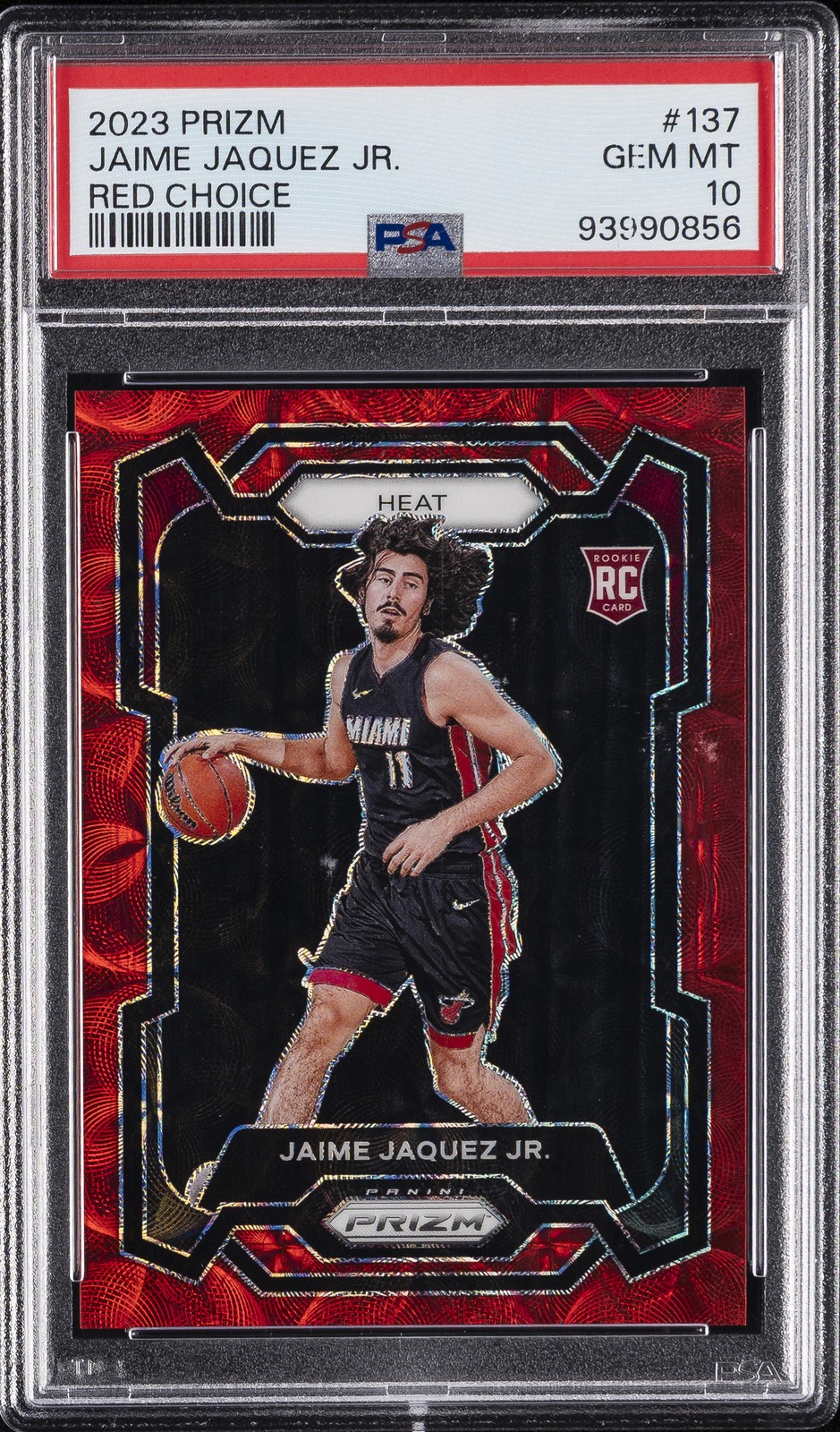 2023 PANINI PRIZM RED CHOICE #137 JAIME JAQUEZ JR. 69/88 PSA 10