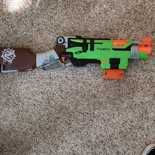 NERF Zombie Strike SlingFire Dart Blaster Gre...