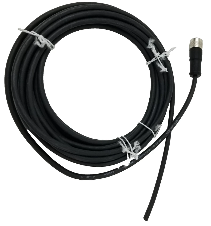 5 Binder USA 77 3530 0000 50704-0500 M12 4-Pin Female Cable Connector 5Meter NEW - Image 3 of 4