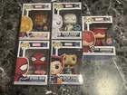 Funko Pop Marvel Lot Of 5 SpiderMan, Ghost Rider, MoonKnight, Daredevil, Strange