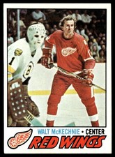 1977-78 Topps Hockey Card Walt McKechnie Detroit Red Wings #32 EX-MT
