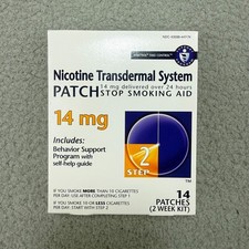 Habitrol Nicotine Patch 14 mg 14 Patches Step 2 Transdermal System Exp 4/2027