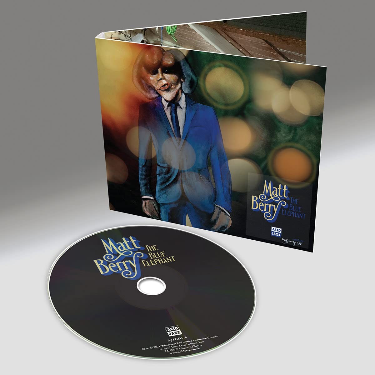 Matt Berry Blue Elephant CD AJXCD578 NEW
