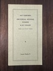 Nat Fleischer Universal Boxing Course Lesson 2 Vintage Boxing Booklet Original — photo 1