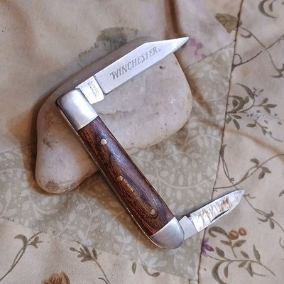 Winchester Surgical Stainless Steel Wood Handle Pocketknife 2