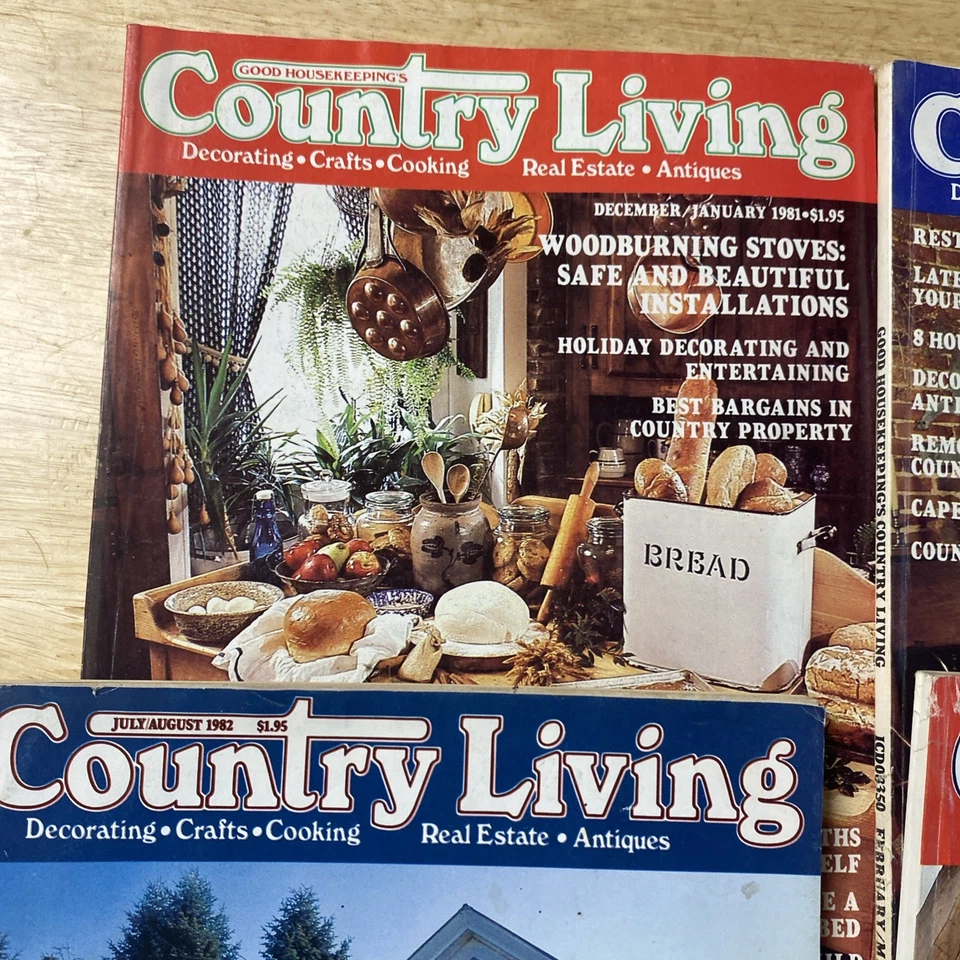 Country Living Magazines Lot Of 7 - 1981 & 1982 - Image 2 of 4