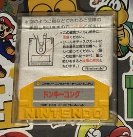 Donkey Kong & Goonies Nintendo Famicom Disk System Japan Import US Seller TESTED