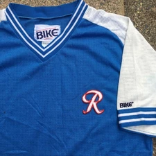 Vtg Rainier Beer Shirt Jersey 90s 80s Baseball Seattle Bike Athletic size Medium