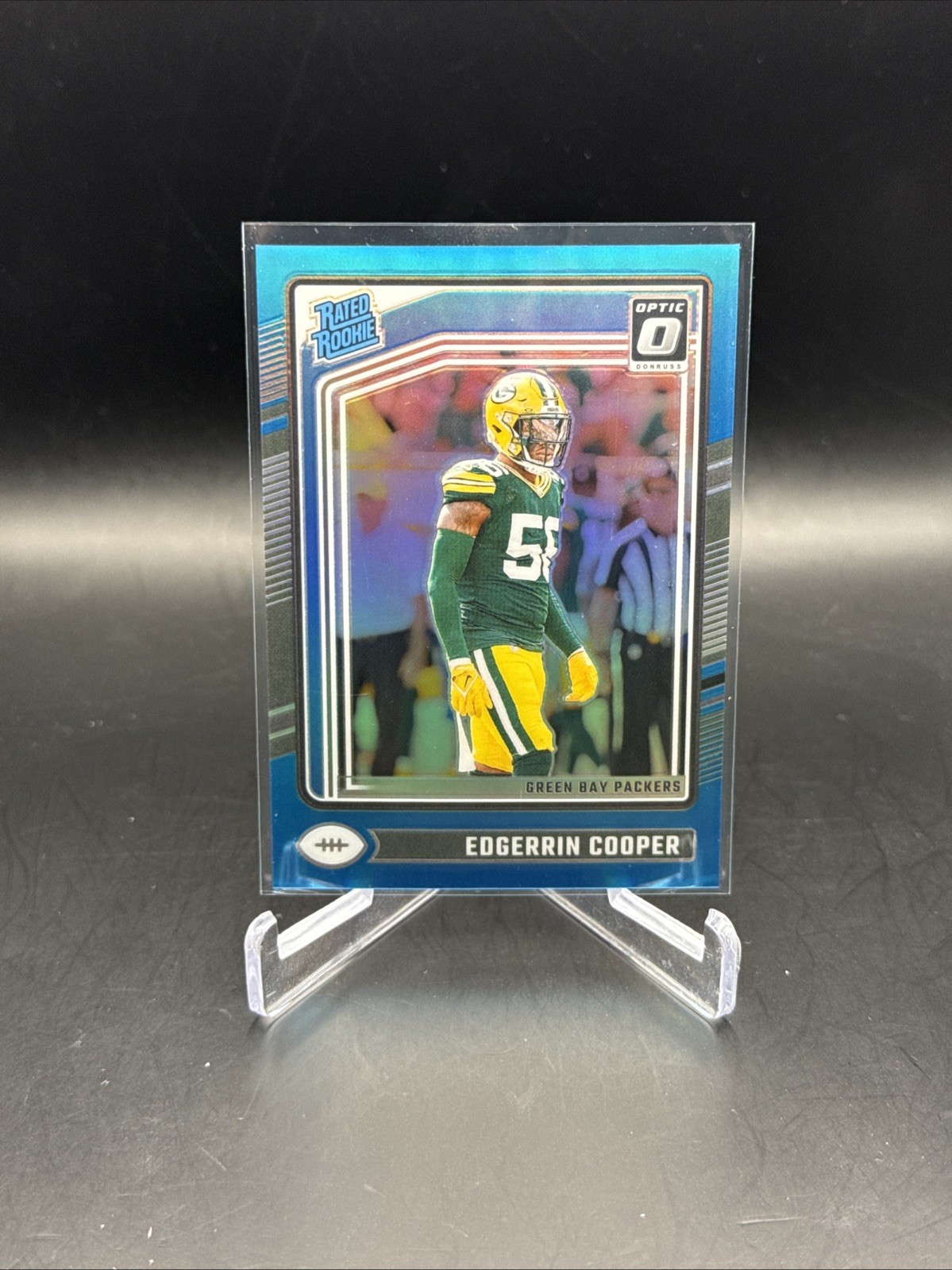 2024 Panini Donruss Optic - Rated Rookie Edgerrin Cooper #231 Aqua Prizm /299