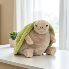 Jellycat Timmy Turtle Stuffed Animal: 11" Ultra-Soft Plush, Perfect Kids' Gift!