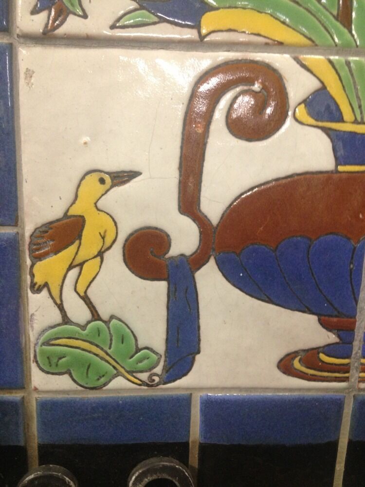 Mexican Tile Malibu Animal Dodo Santa Barbara Tiles Cuerda 