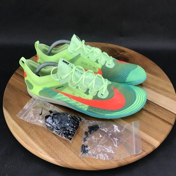 Nike Zoom Victory XC Vapor Weave Neon Track and Field Shoes Mens