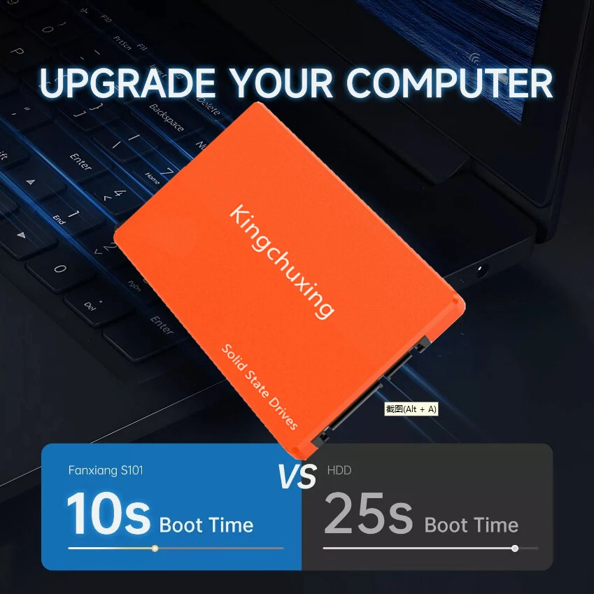 Kingchuxing 5121GB TB SSD 550MB/s 2.5'' SATA III Internal Solid State Drive lot - Image 3 of 4