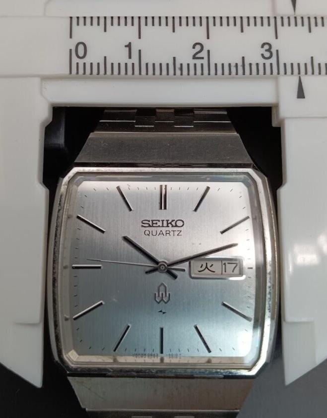 SEIKO WATCH 08 SERIES QUARTZ 0843-5010 SILVER STAINLESS SEIKO WATCH 08 SERIES QUARTZ 0843-5010 SILVER STAINLESS