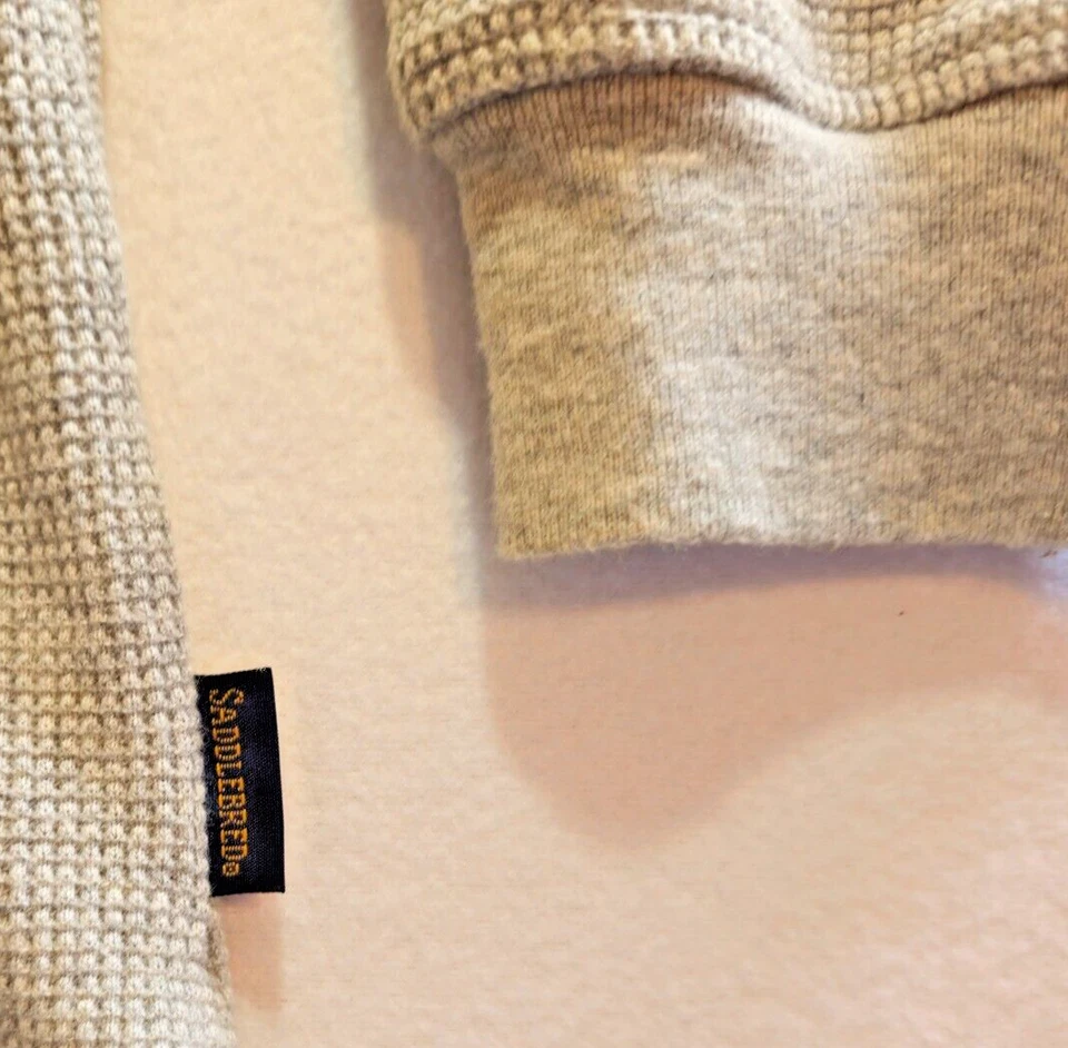 Camisa Saddlebred Para Hombre Grande Alta 3 Botones Frontal Manga Larga Gris Térmica Foto 2 de 4