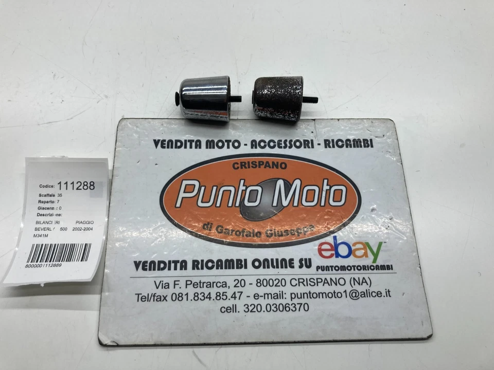 COPPIA BILANCIERI STABILIZZATORI ORIGINAL FOR PIAGGIO BEVERLY 500 2002-2006 - Immagine 2 di 4