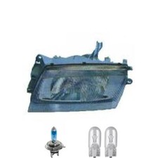 Scheinwerfer links manuell inkl. OSRAM Premium Lampen für Mazda 323 S V BA