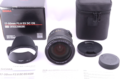N-MINT in Box] SIGMA EX 17-50mm f/2.8 DC OS HSM AF Zoom Lens for