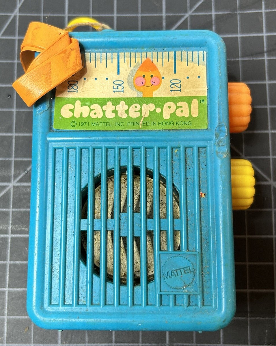 Vintage Mattel Chatter Pal Toy Radio | eBay display picture 1