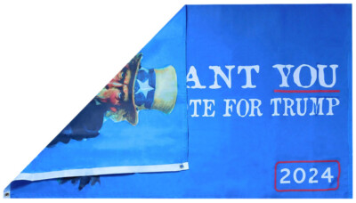 Bandiera Politica Poliestere Bandiera Trump 2024 Keep America Great - 3x5 Piedi, Poliestere, Bianca, Per Mostrare Supporto Bandiera MAGA 3x5 Piedi - Foto 5